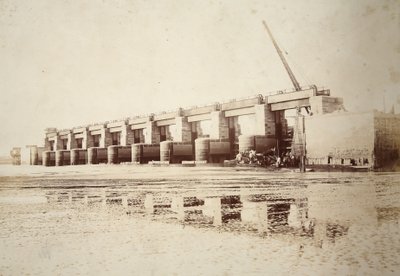 Sluices at Weston, largest in the World by Thomas Birtles